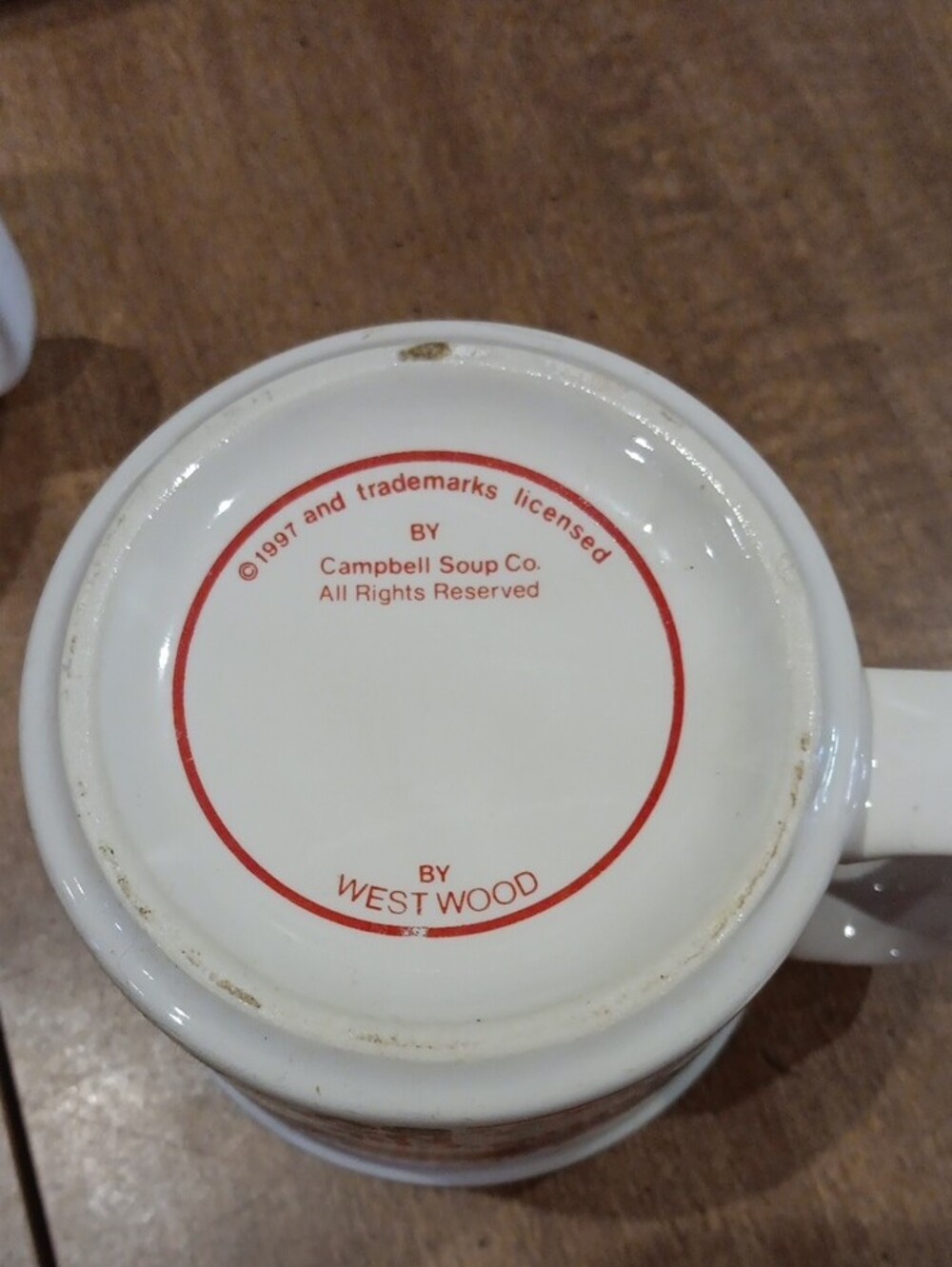 Red Soup-Themed Ceramic Mug Set - Red Campbells Soup - Picture 2 of 8